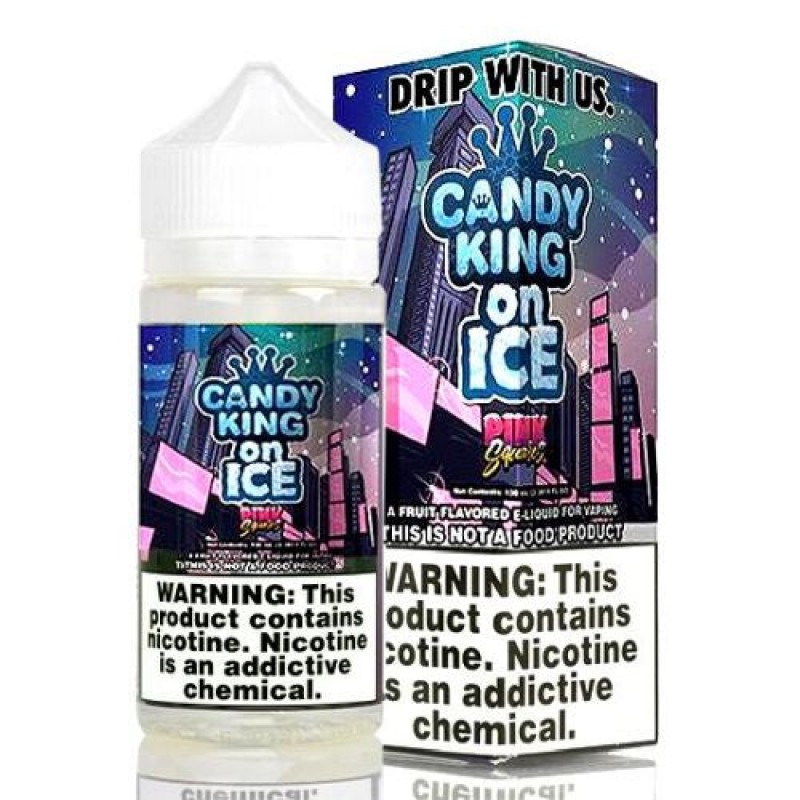 Candy King on Ice Pink Squares 100mL