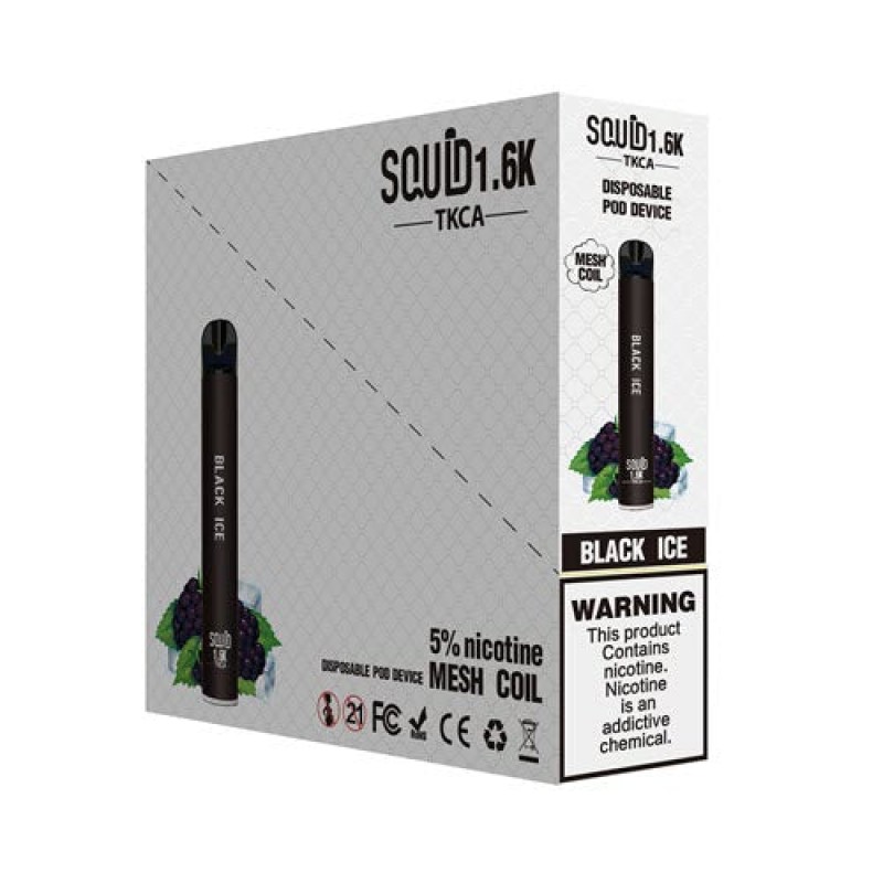 Squid 1.6K Disposable Vape Device - 10PK