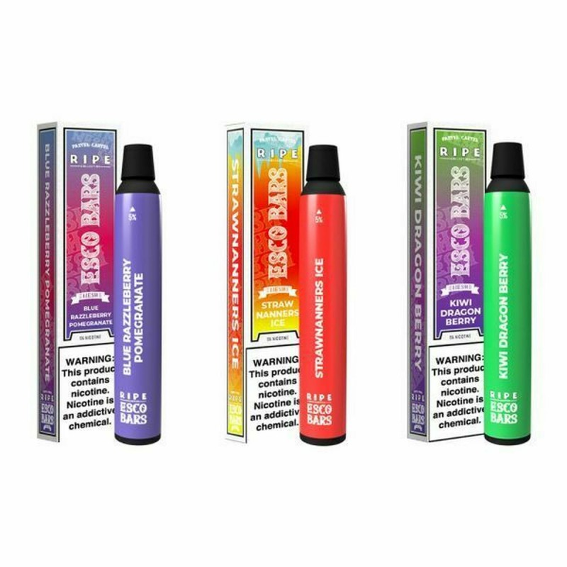 Pastel Cartel RIPE Esco Bars MESH Disposable Vape Device - 10PK