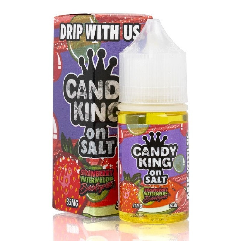 Candy King on Salt Bubblegum Strawberry Watermelon 30mL