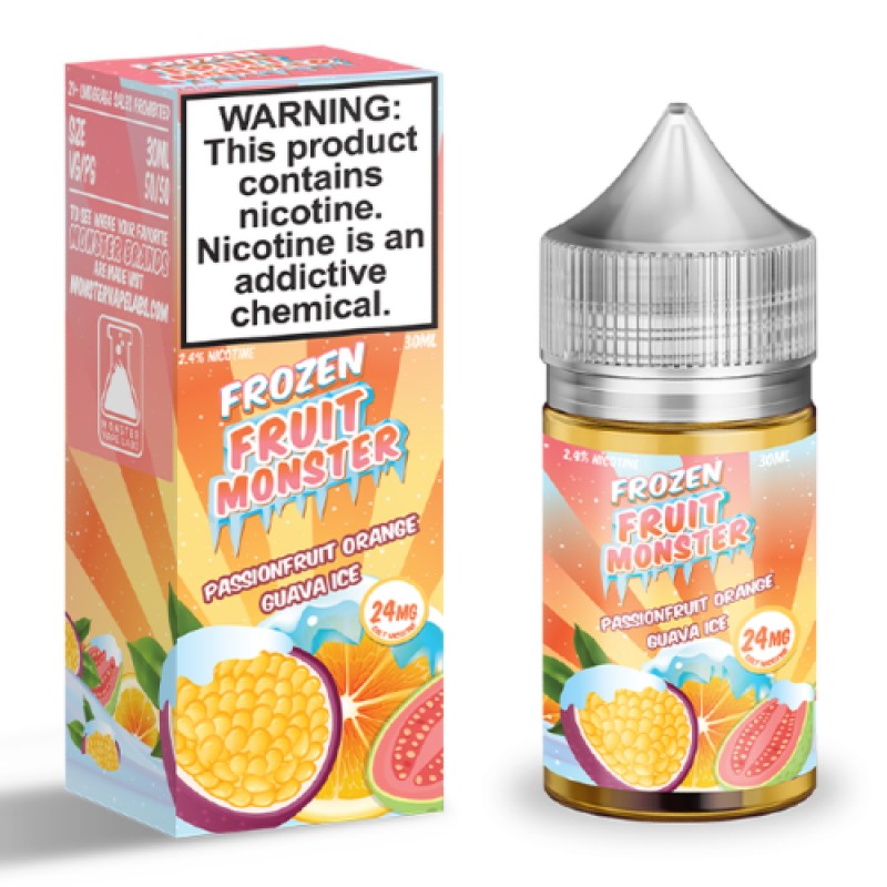 Frozen Fruit Monster Passionfruit Orange Guava Ice Salt 30mL