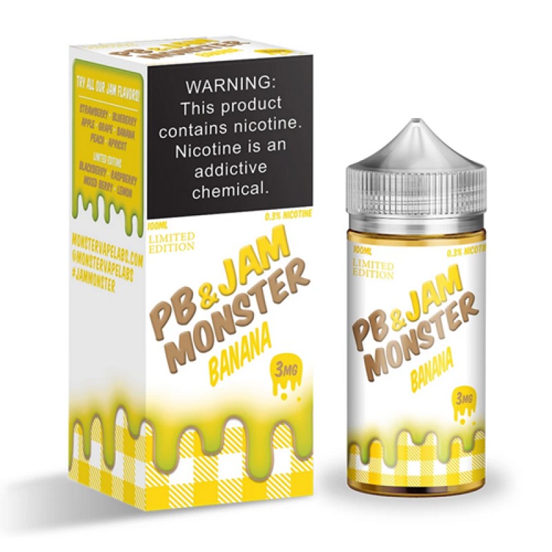 Jam Monster PB & Jam Banana 100mL