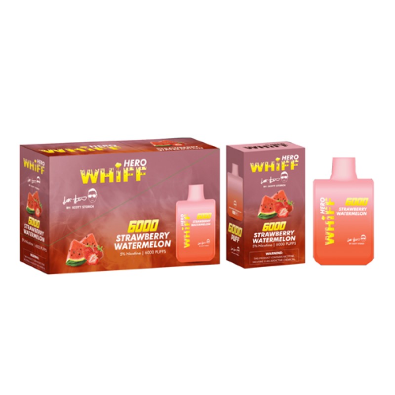 Whiff Hero Disposable Vape Device by Scott Storch - 6PK