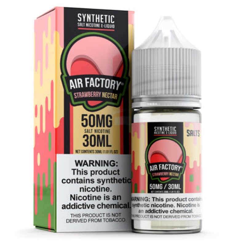 Air Factory Strawberry Nectar Salts Tobacco Free Nicotine 30mL