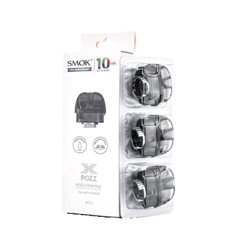 SMOK POZZ X Empty Replacement RPM Pod Cartridge - 3PK