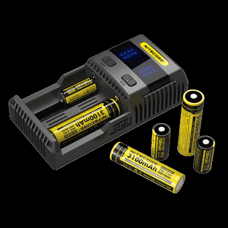 NITECORE SC2 SUPERB 3A BATTERY FAST CHARGER - TWO BAY