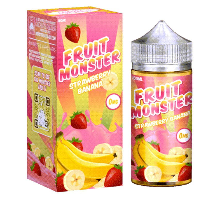 Fruit Monster Strawberry Banana 100mL