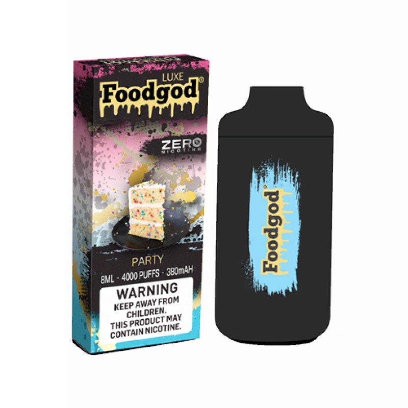 Foodgod ZERO 0% Luxe Disposable Vape Device - 6PK