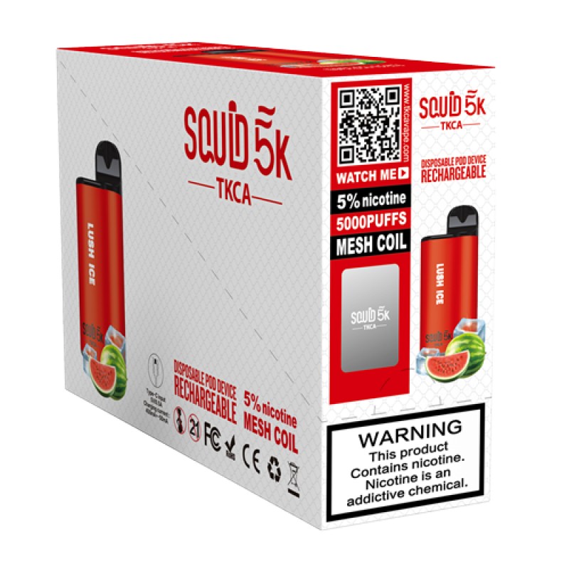 Squid 5K Disposable Vape Device - 3PK