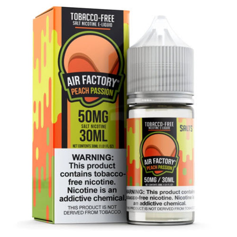 Air Factory Peach Passion Salts Tobacco Free Nicotine 30mL