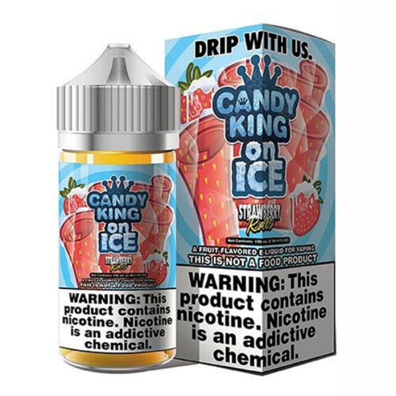 Candy King on Ice Strawberry Rolls 100mL