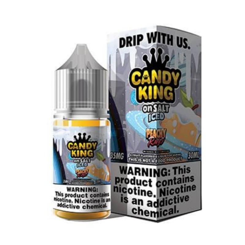 Candy King on Salt Iced Peachy Rings 30mL