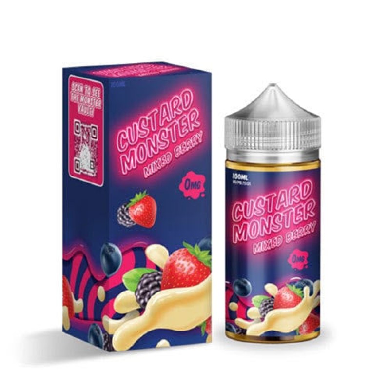 Custard Monster Mixed Berry 100mL